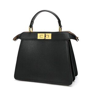 NWT Tiffany & Fred Paris Smooth Nappa Leather Satchel w/shoulder Strap